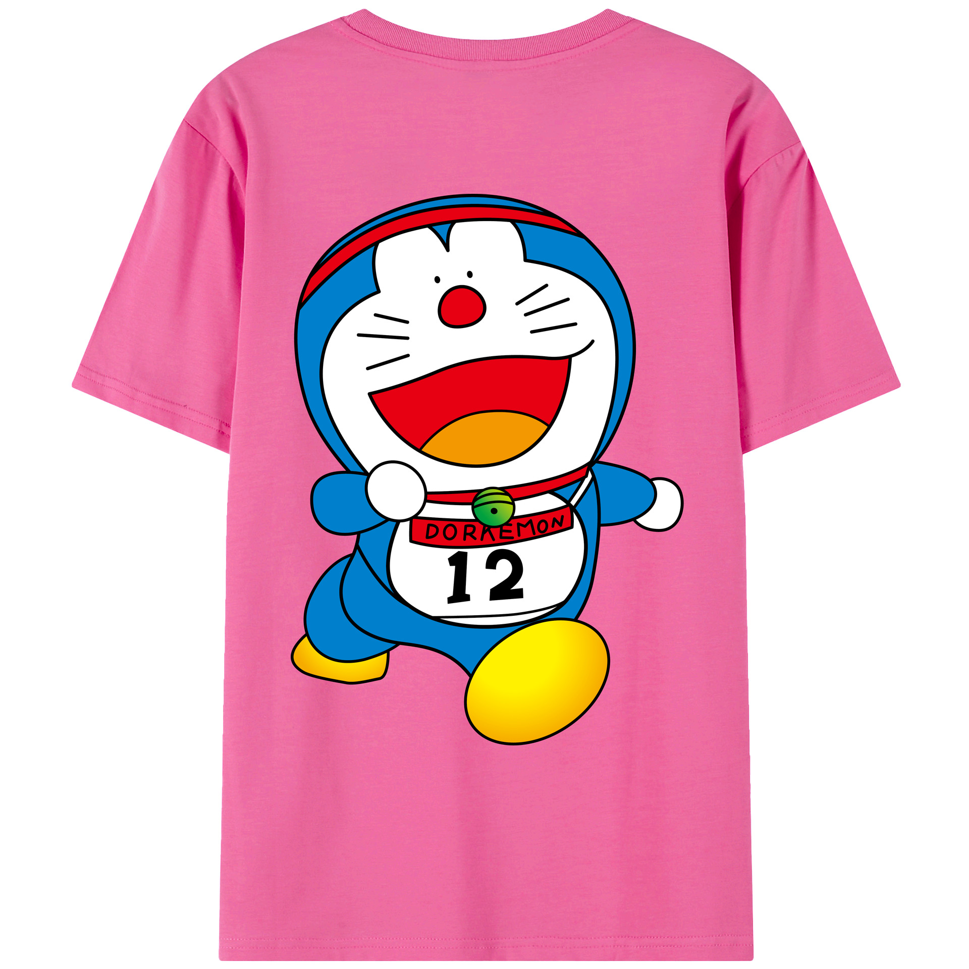 （画像用） ドラえもん Doraemon レディース半袖Tシャツ(バックプリント)
